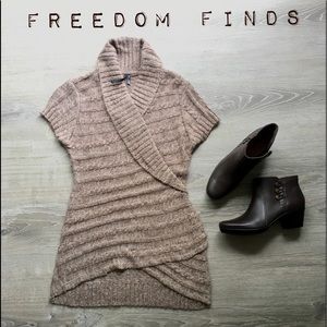 Razzle Dazzle Short Sleeved Sweater Tunic